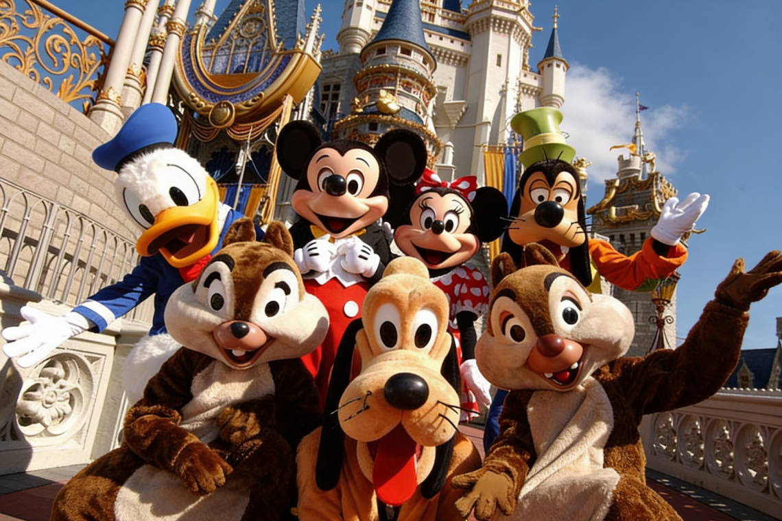 Como tirar fotos com personagens na Disney