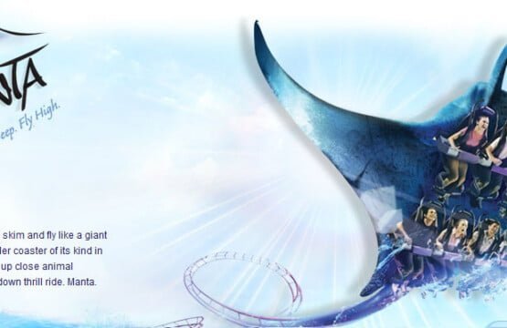 Sea World inaugura a montanha russa Manta